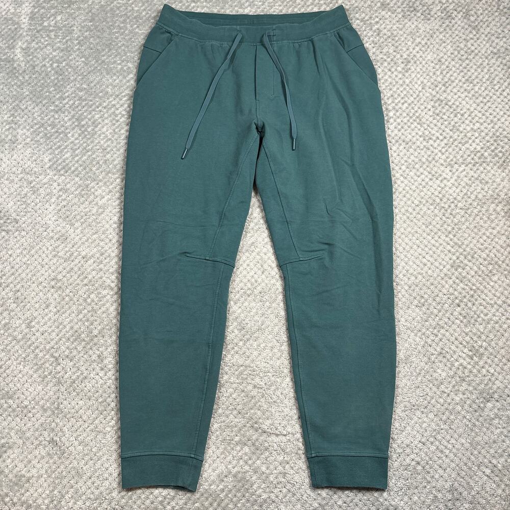 Lululemon Men's Teal/Green Casual Workout Lounge Jogger Sweatpants Sz XL